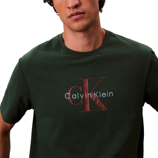 Calvin Klein Ανδρική κοντομάνικη μπλούζα Monogram Logo Tee